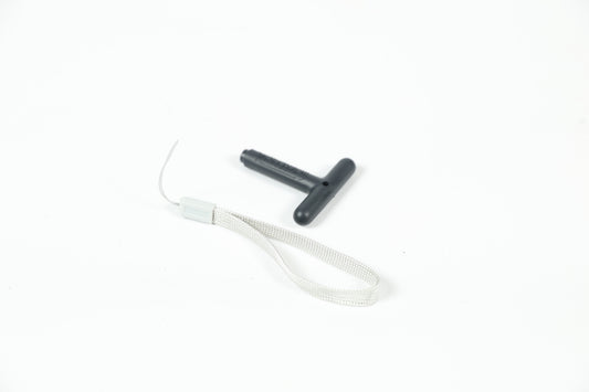 Golfted T-bar push pen