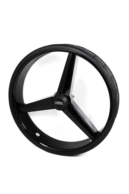 Large Wheel Black Convex Spokes GT-AR